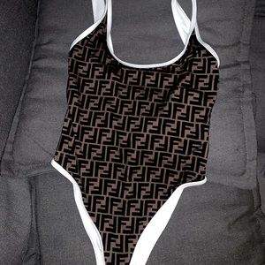 Fendi one piece bathing suit